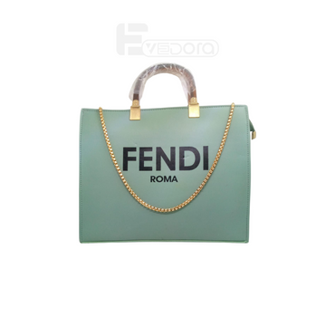 Elevate Your Style with Our Fendi-Inspired Tote Bag with Acrylic Handle & Belt 👜✨